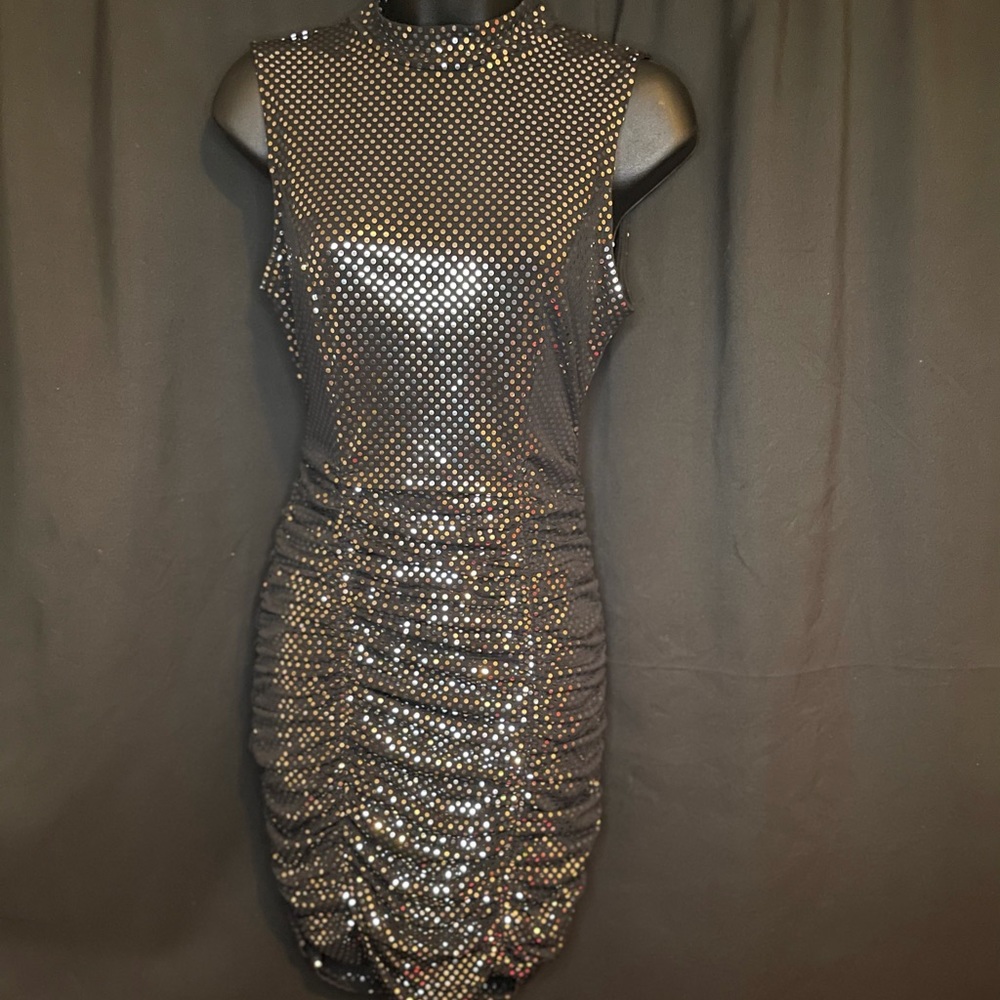 Sparkling black dress